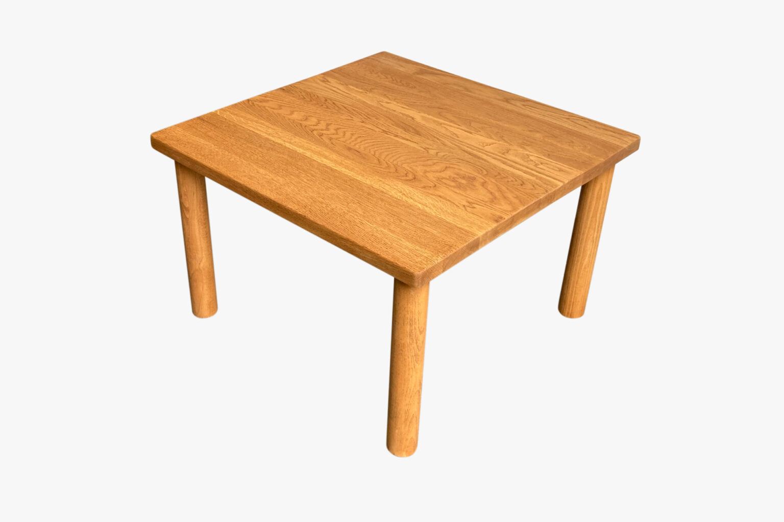 Dowel 50 - square coffee table solid oak photoshoot