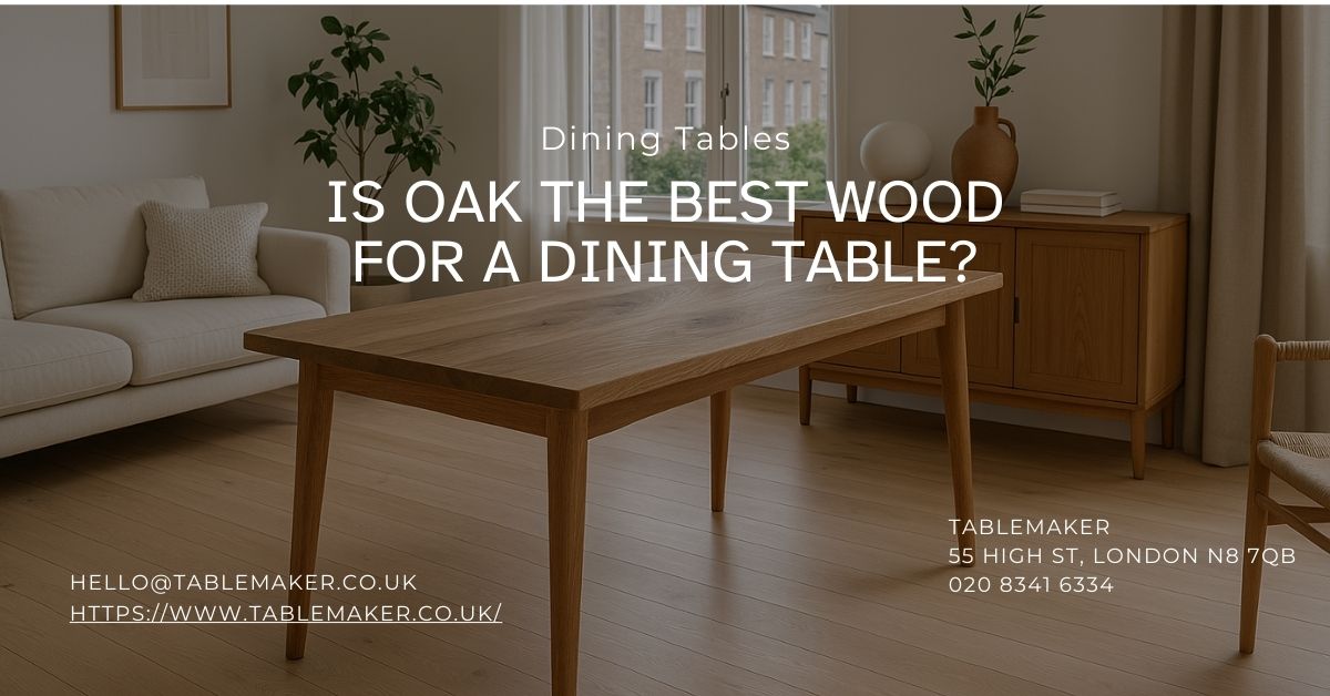 Is oak the best wood for a dining table - Tablemaker