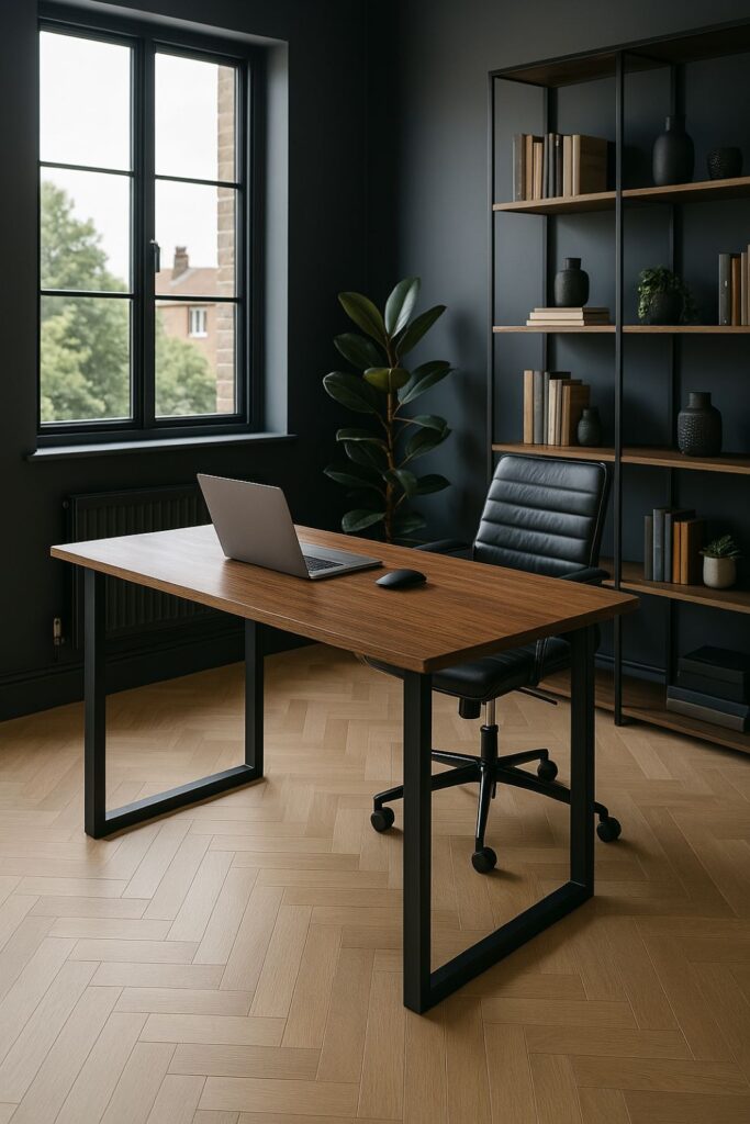 handmade home office desk in Oak - Tablemaker