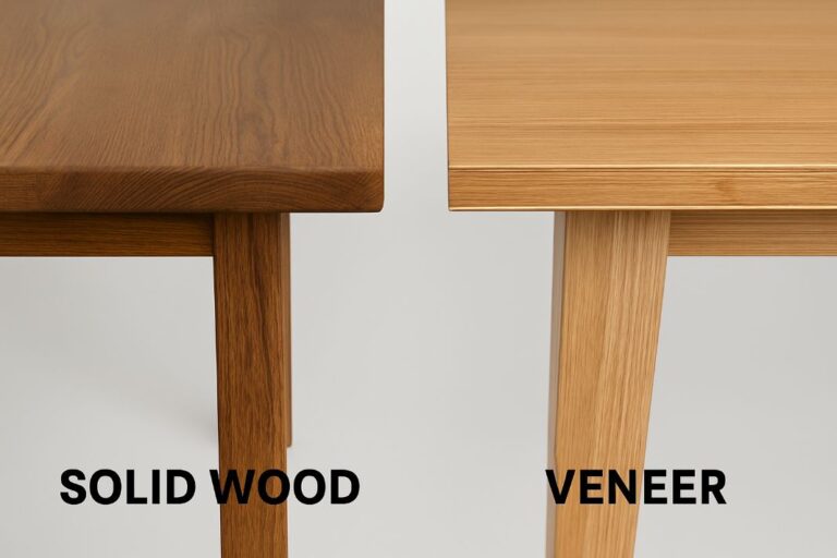 What’s the Difference Between Solid Wood and Veneer Furniture?