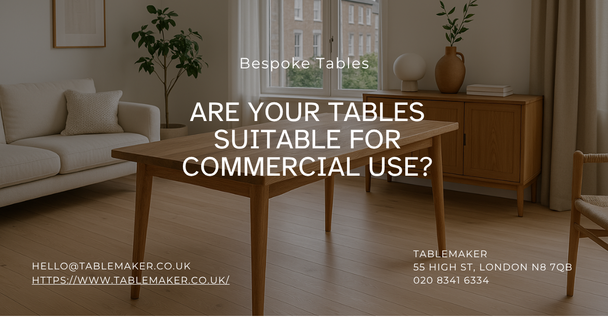 Featured image - commercial use tables