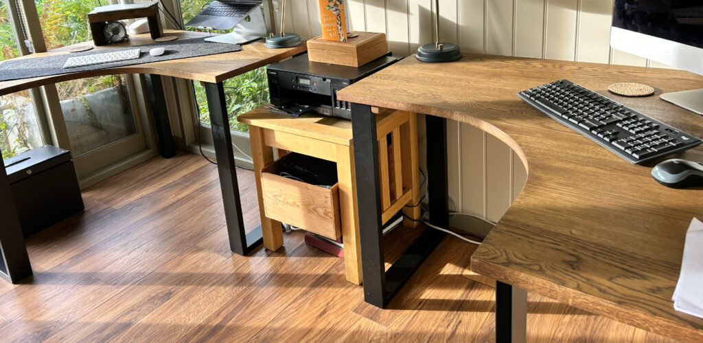 Curved Cut Out Desk Top