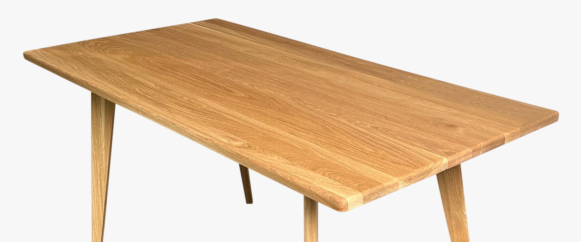 Rounded edge dining table top