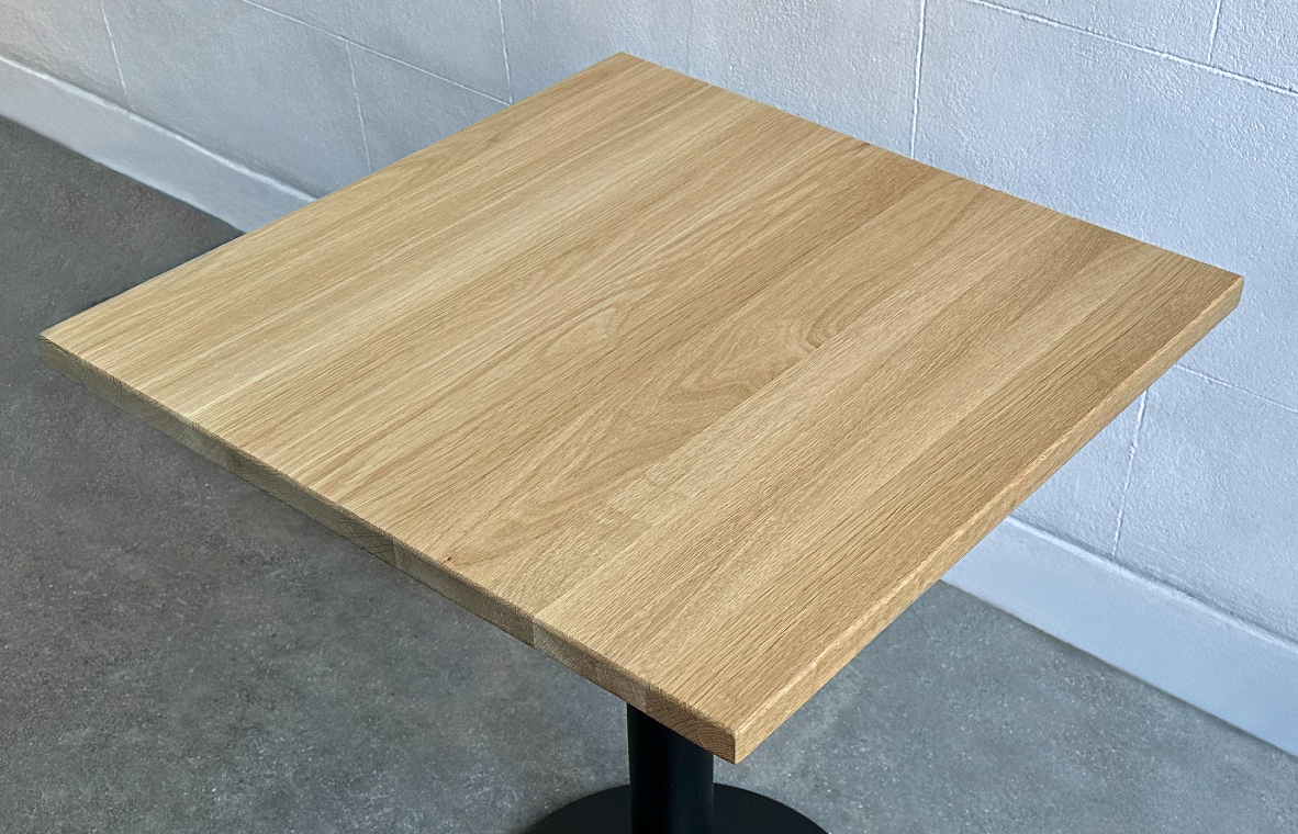 Square cafe table top