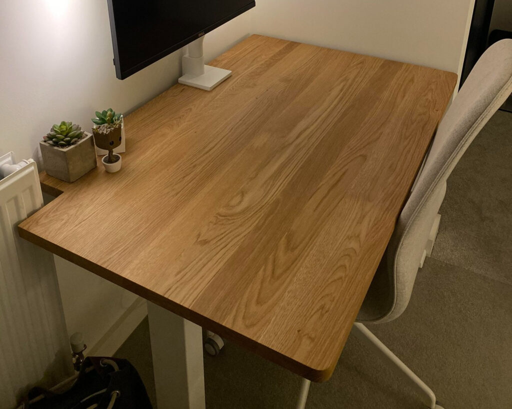 Notched Standing Desk Top