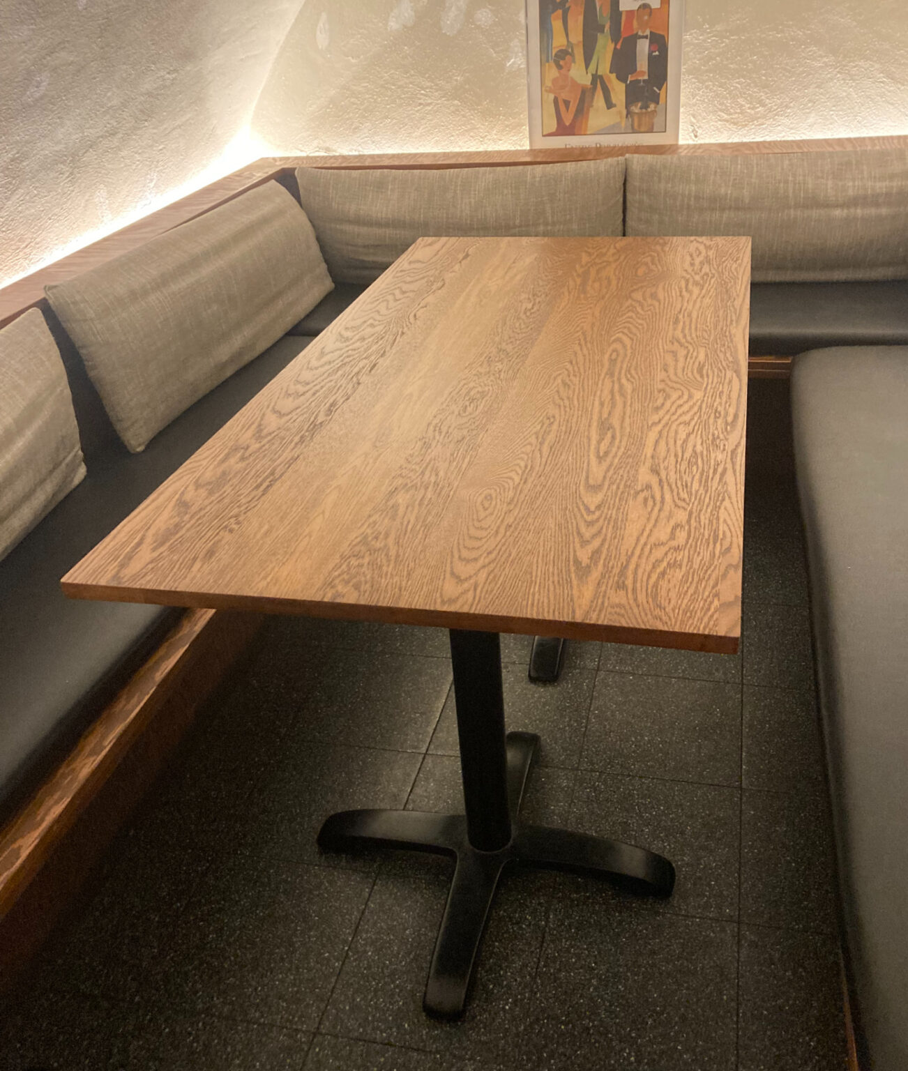 Replacement table top for sushi restaurant